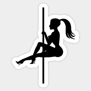 Pole Dance Trick Sticker